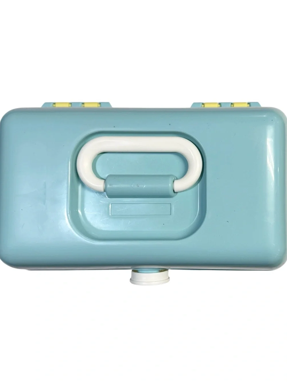 Caboodles | On-The-Go Girl Sky Blue Over Yellow Cosmetic Organizer Case